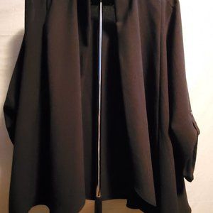 Bobeau Black Open Front Blazer